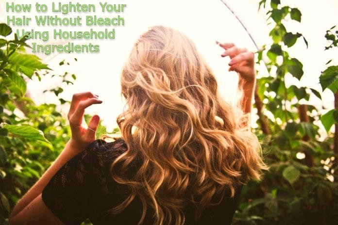 How to Lighten Your Hair Without Bleach Using Household Ingredients