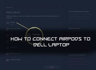 How to connect airpods to dell laptop