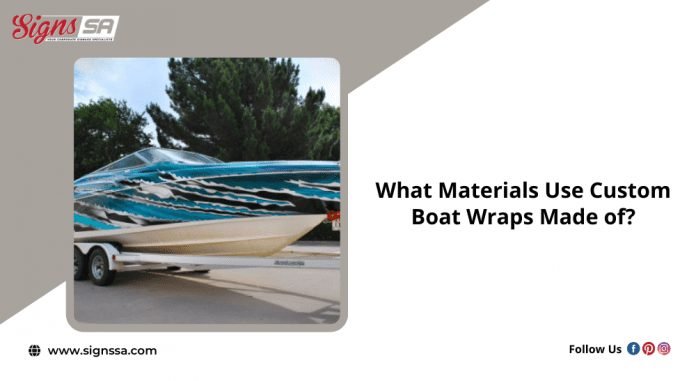 What Materials Use Custom Boat Wraps Made of?