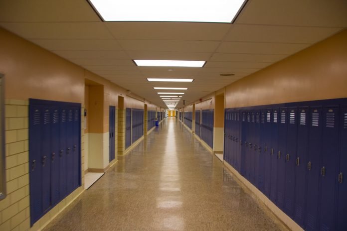 High School Hallway