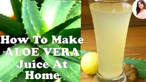 How to make aloe vera gel and juice at home?