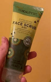 Face scrub, a facial exfoliator, is a skincare product.