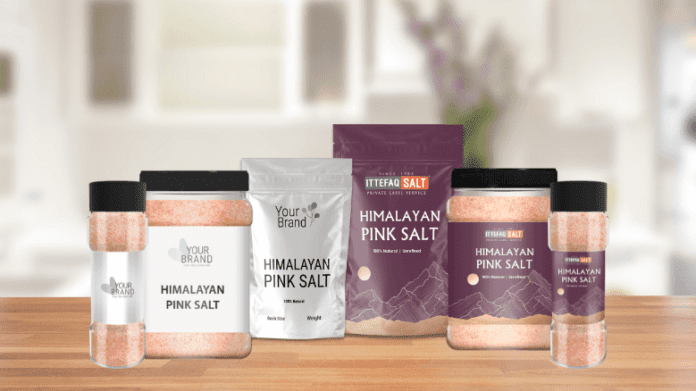 Labeling Himalayan Pink Salt