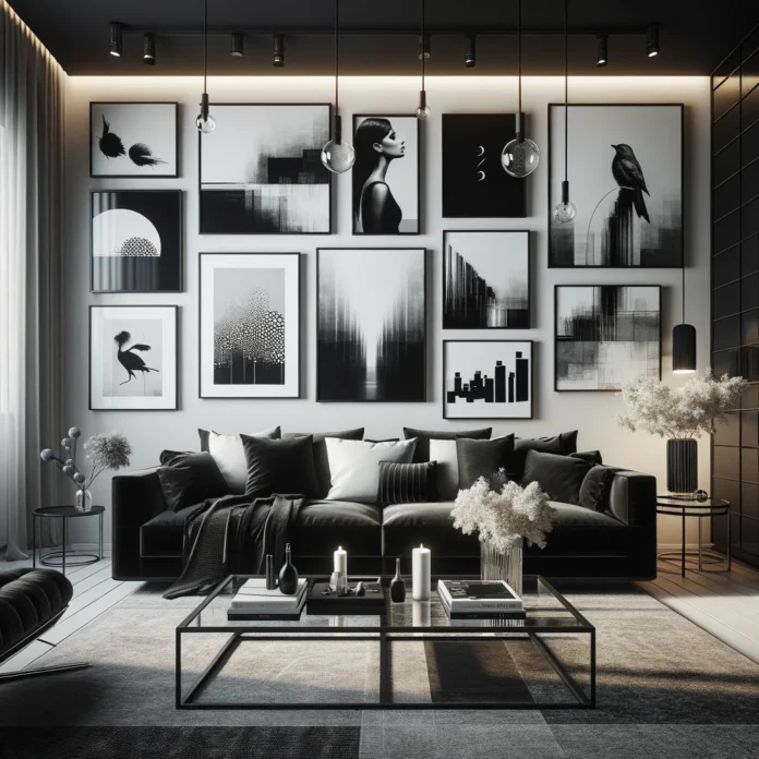The Charm and Versatility of Black and White Wall Art