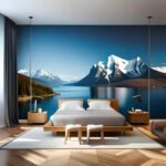 bedroom wall mural