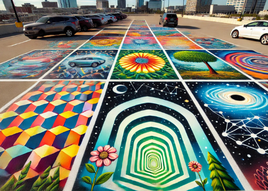 Parking Spot Painting Ideas: Turning Ordinary Spaces into Extraordinary Works of Art Parking Spot Painting Ideas