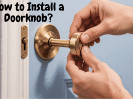 How to Install a Doorknob