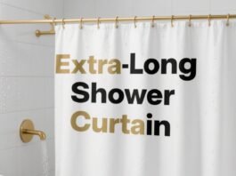 Extra-Long Shower Curtain
