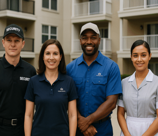 Custom Apparel for Property Management Teams: Why Screen Printing and Embroidery Matter Property Management
