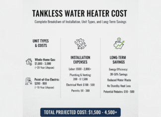 Tankless Water Heater Cost Breakdown: Installation Fees, Energy Savings, Pros & Cons, Maintenance Expenses, and Long-Term ROI Explained Tankless Water Heater Cost