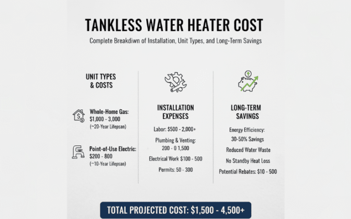 Tankless Water Heater Cost