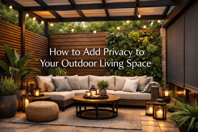 Outdoor Living Space Privacy