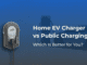 Home EV Charger vs Public Charging: Which Is Better for You? Home EV Charger vs Public Charging