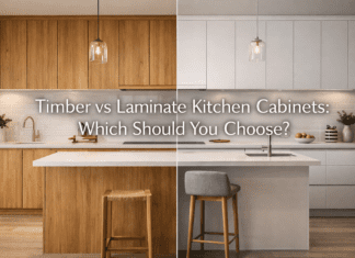 Timber vs Laminate Kitchen Cabinets: Which Should You Choose? Laminate Kitchen Cabinets