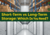 Short-Term vs Long-Term Storage: Which One Do You Need? Short-Term vs Long-Term Storage