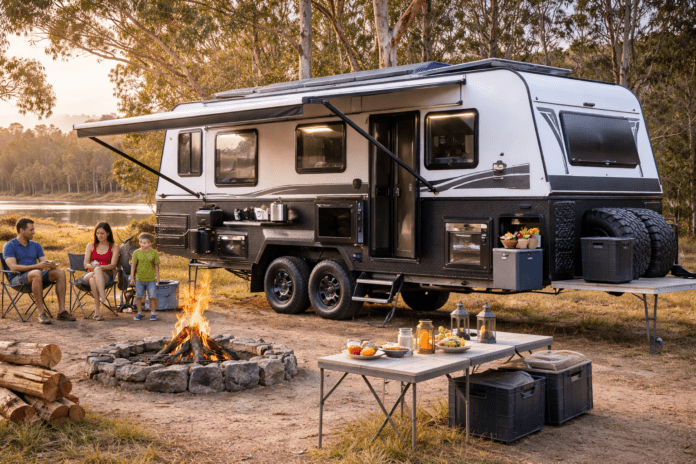 Family off-road caravan