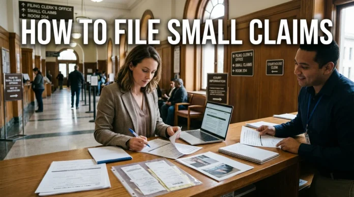 How to File Small Claims