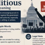 Seditious Meaning: A Complete Guide to Its Definition, Uses, and Legal Context Seditious Meaning