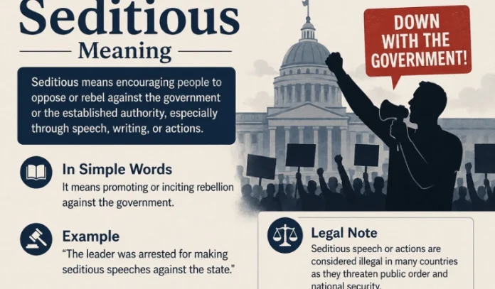 Seditious Meaning