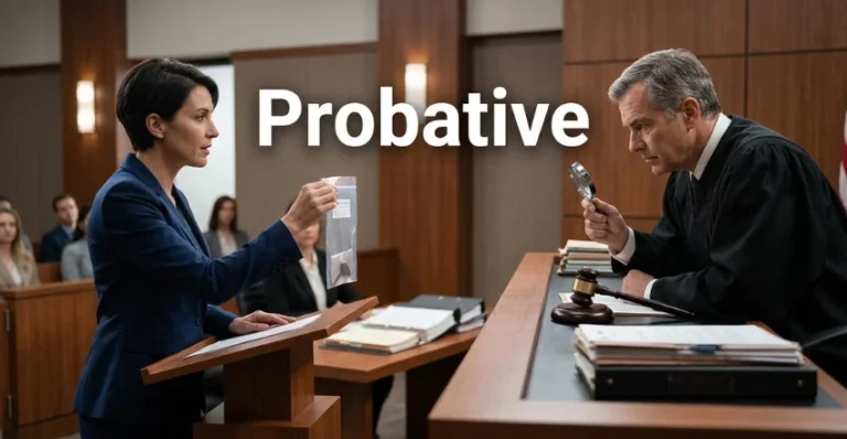 Probative Meaning Explained in U.S. Law: Understanding How Relevant Evidence Helps Establish Facts and Prove Claims in Court